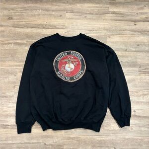US Marine Corps Black Sweatshirt